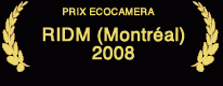 2008 RIDM Prix Ecocamera